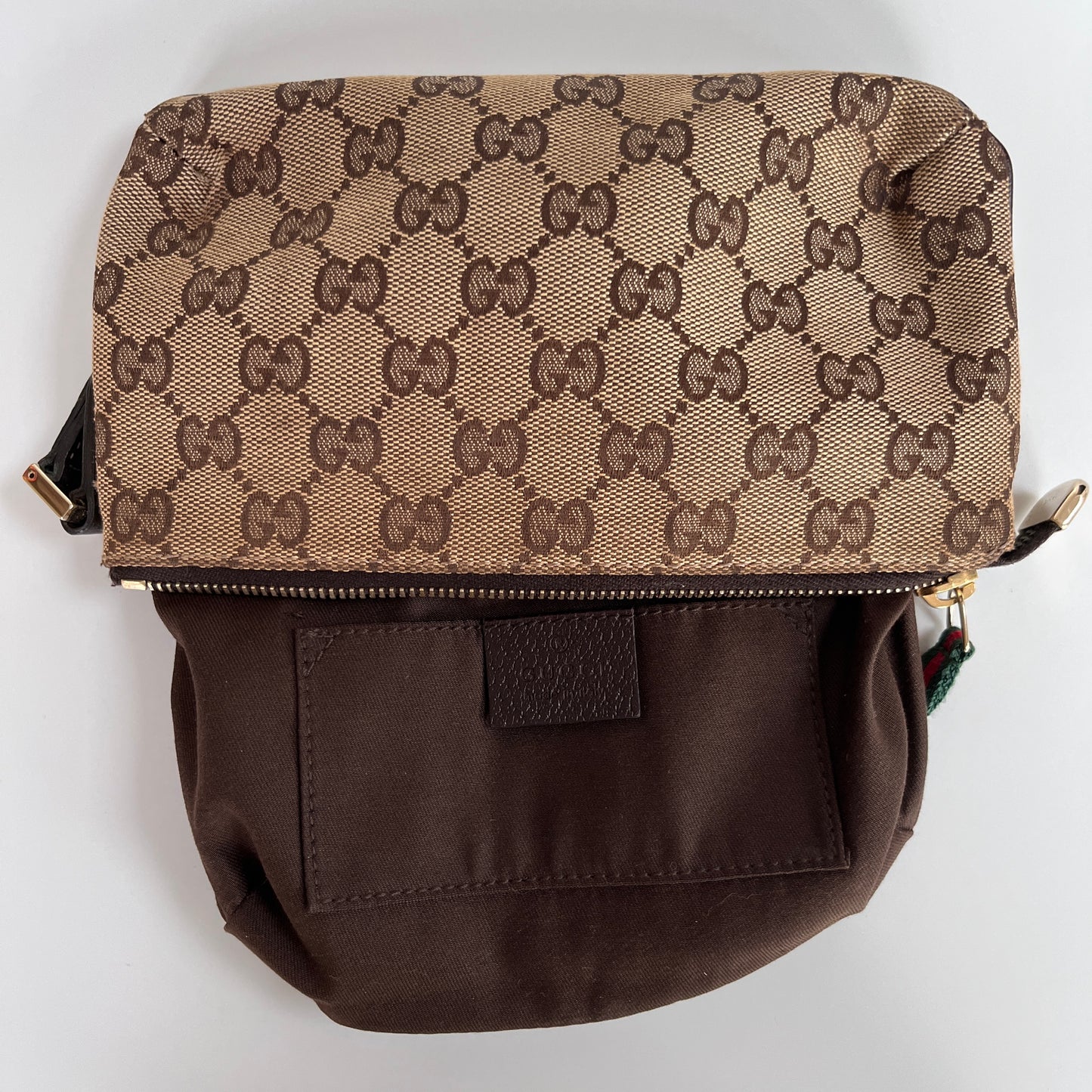 Gucci Vintage GG Canvas Wristlet Pouch