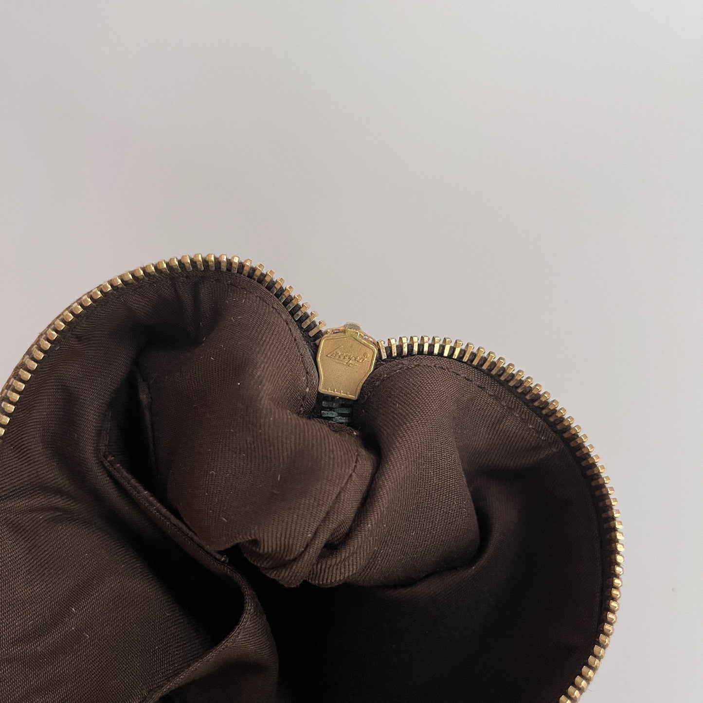 Gucci Vintage GG Canvas Wristlet Pouch