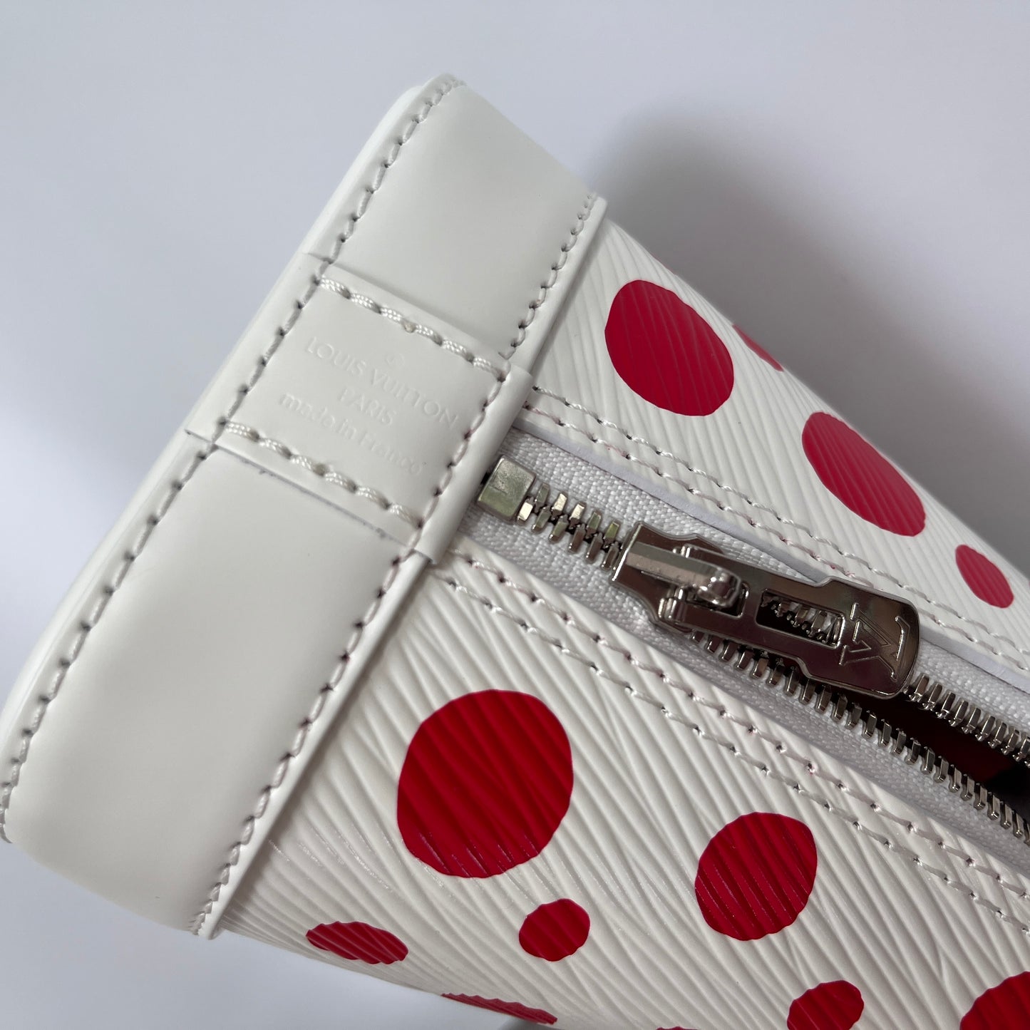 Louis Vuitton x Yayoi Kusama White Alma BB Epi