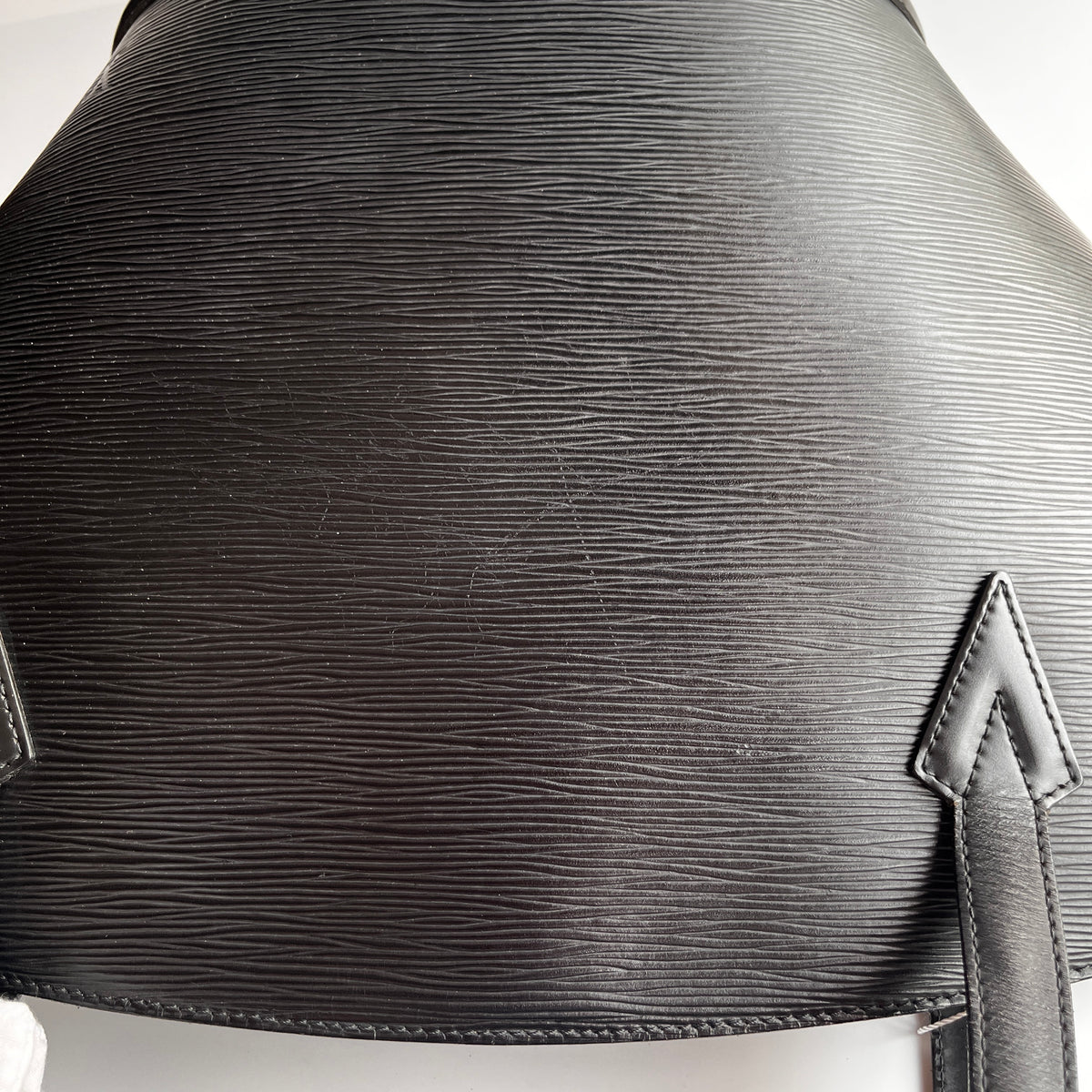 Louis Vuitton	Vintage Black Epi Saint Jacques GM Shoulder Bag