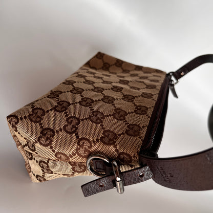 Gucci Vintage GG Canvas Small Pochette