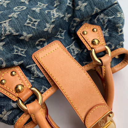 Louis Vuitton Pleaty Denim Top Handle Bag