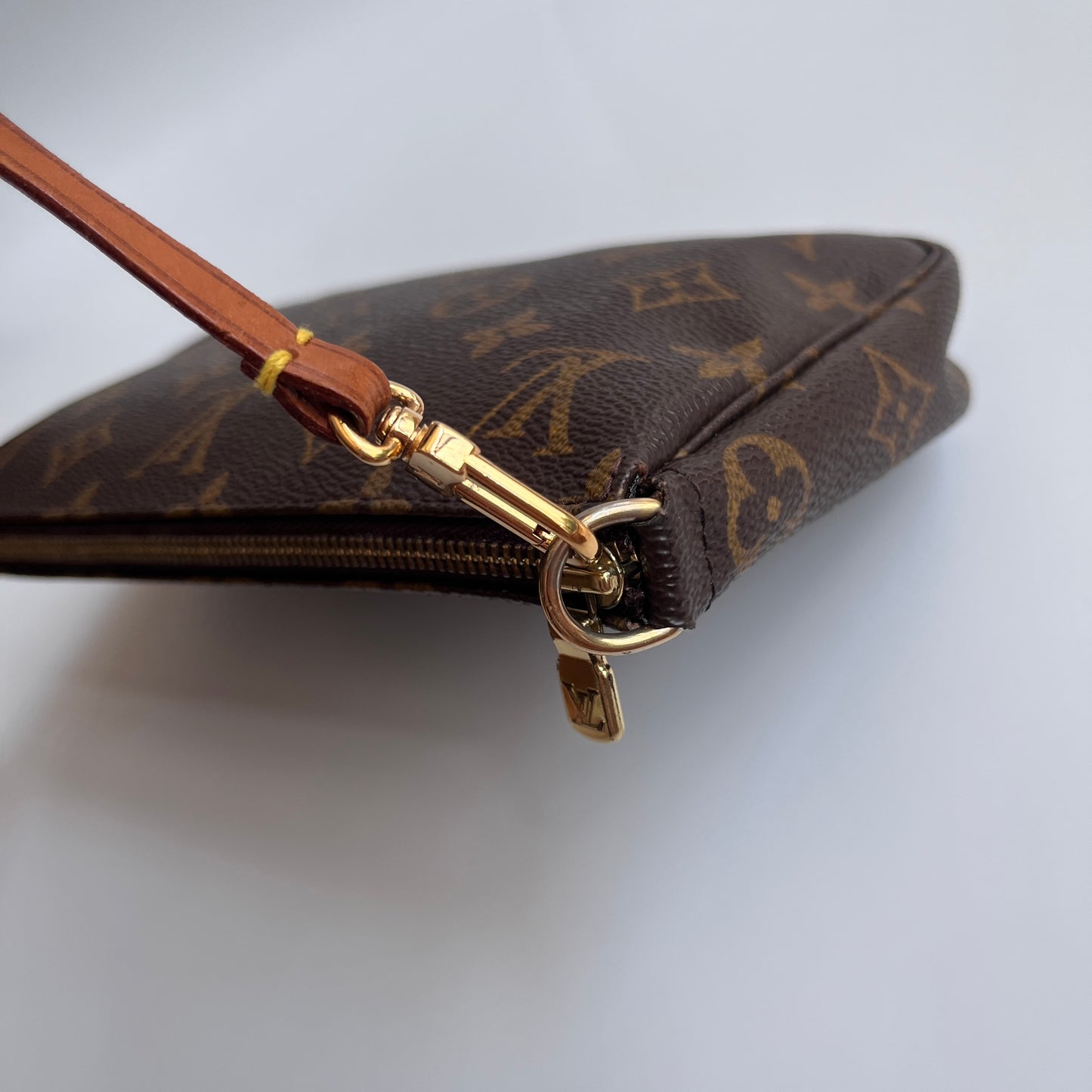 LV Vintage Monogram Pochette With Crossbody Strap
