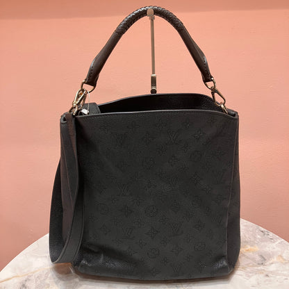 Louis Vuitton Mahina Babylone PM Black Tote 2Way Bag