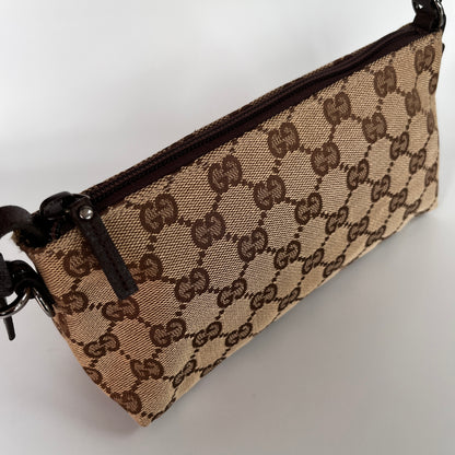 Gucci Vintage GG Canvas Small Pochette