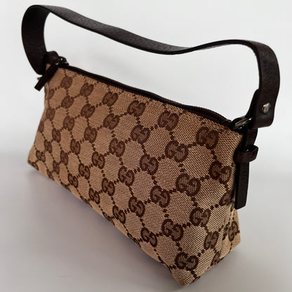 Gucci Vintage GG Canvas Small Pochette
