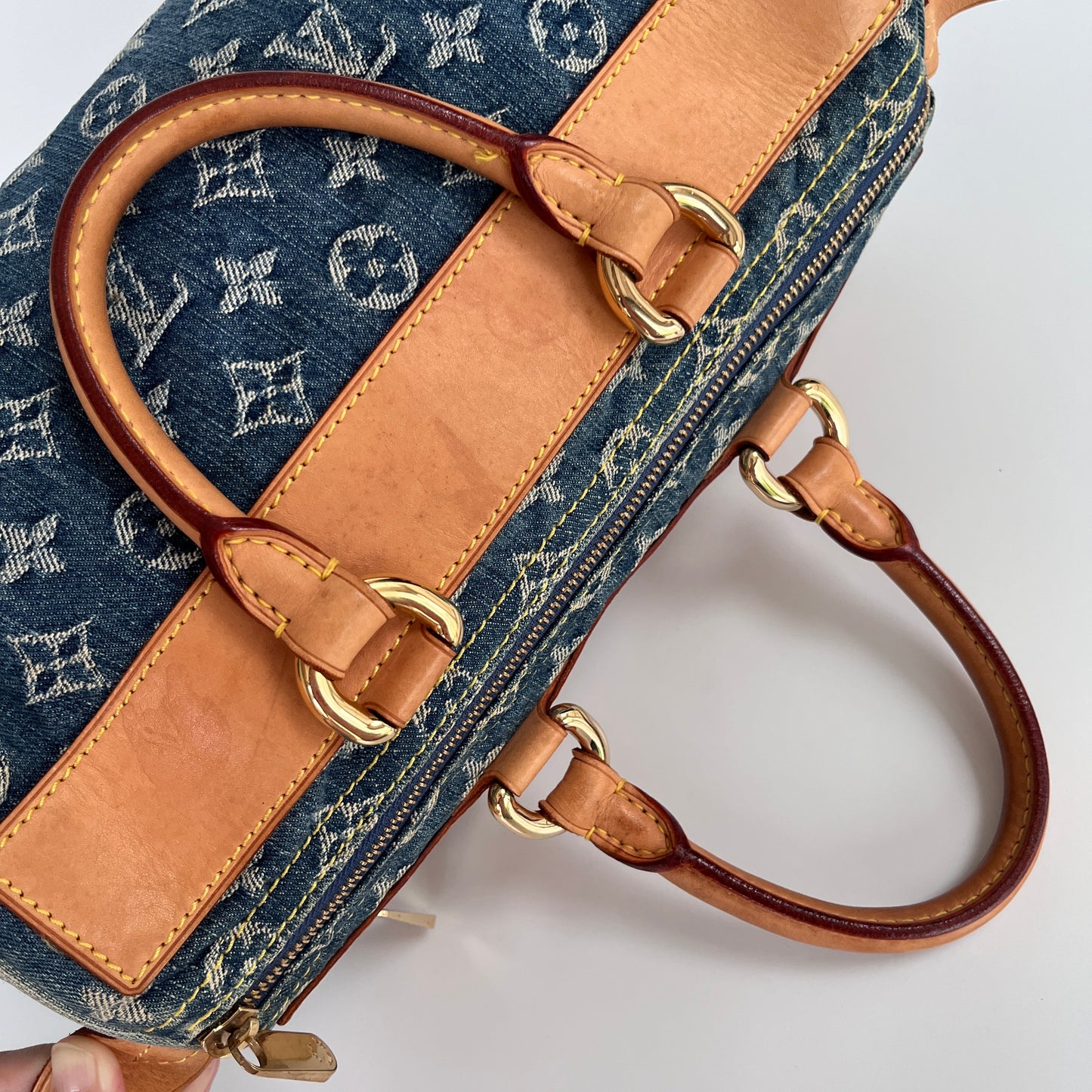 Louis Vuitton Denim Neo Speedy Top Handle Bag