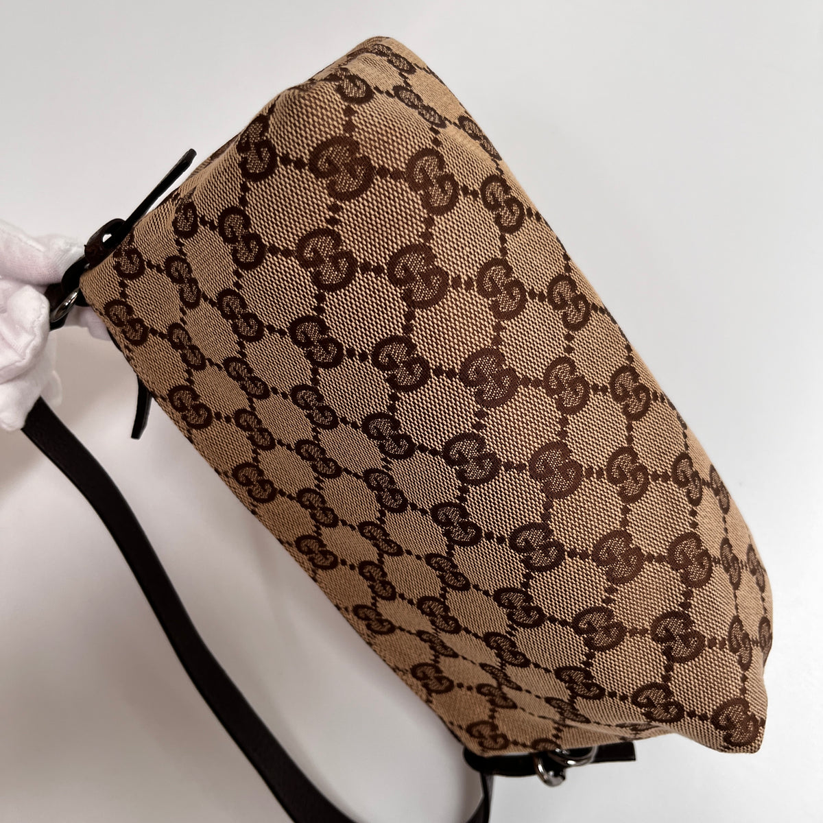 Gucci Vintage GG Canvas Small Pochette