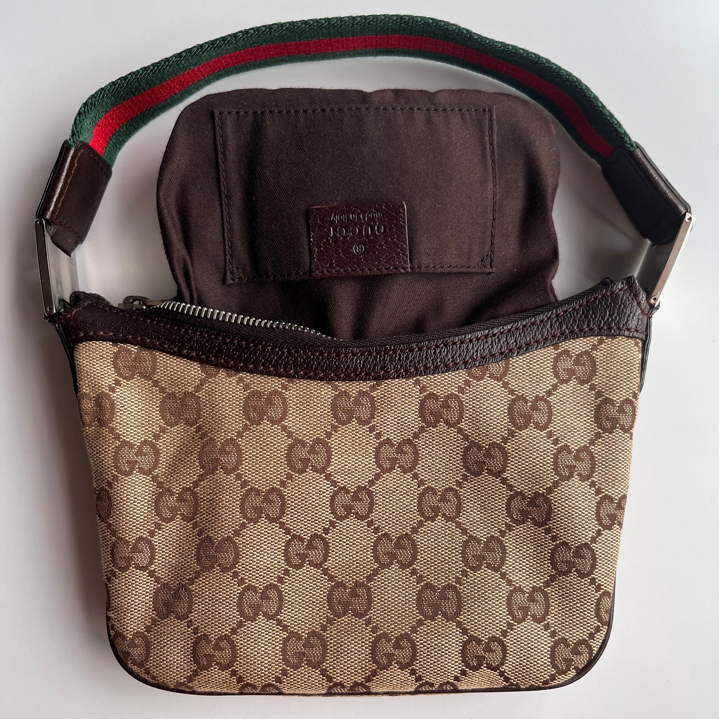 Gucci Vintage GG Canvas Pochette