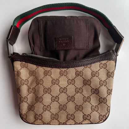 Gucci Vintage GG Canvas Pochette