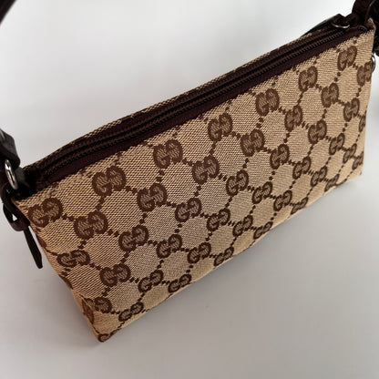 Gucci Vintage GG Canvas Small Pochette