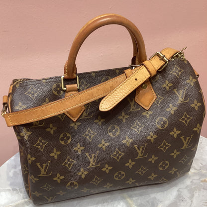 Louis Vuitton Speedy Bandouliere 30 Monogram Crossbody Bag