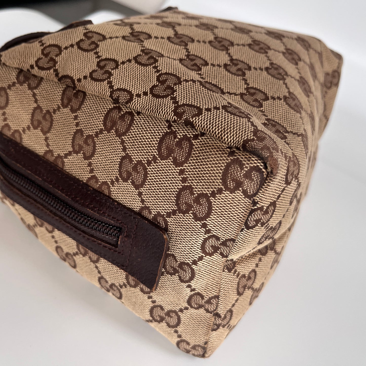 Gucci Vintage Tofu Top Handle Bag