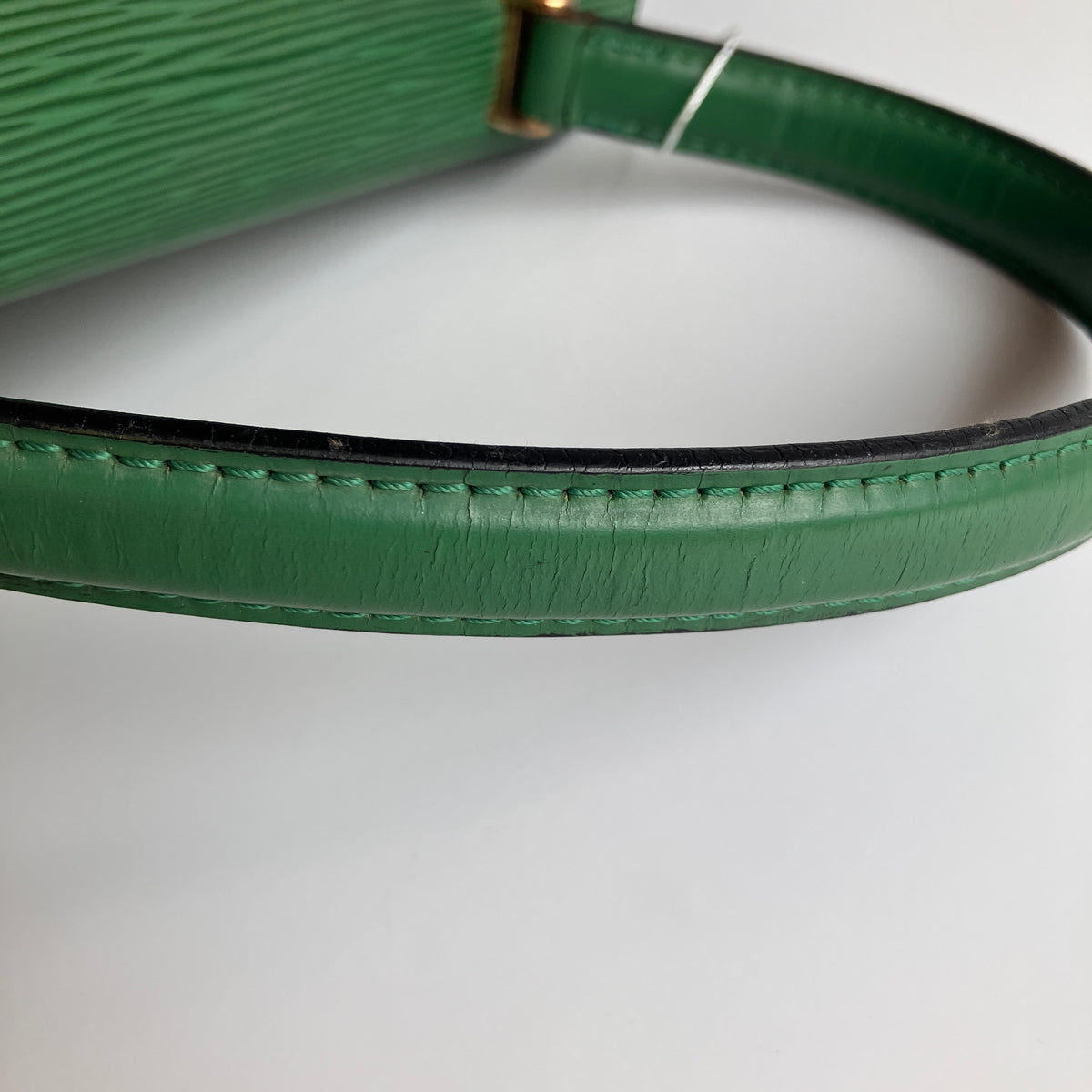 Louis Vuitton Vintage Malesherbes Green Epi Top Handle Bag