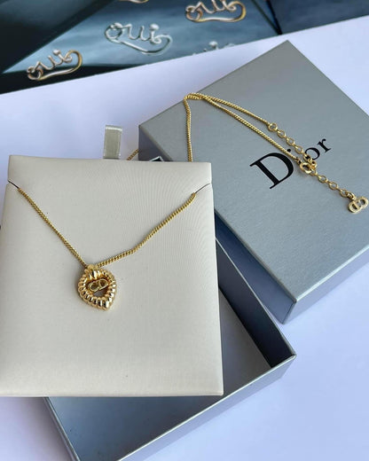 Christian Dior Vintage CD Necklace