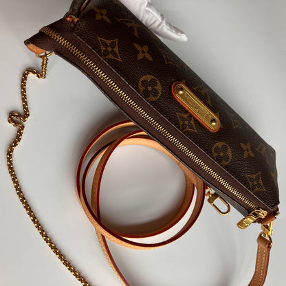 Louis Vuitton Eva PM Monogram Clutch/ Crossbody Bag