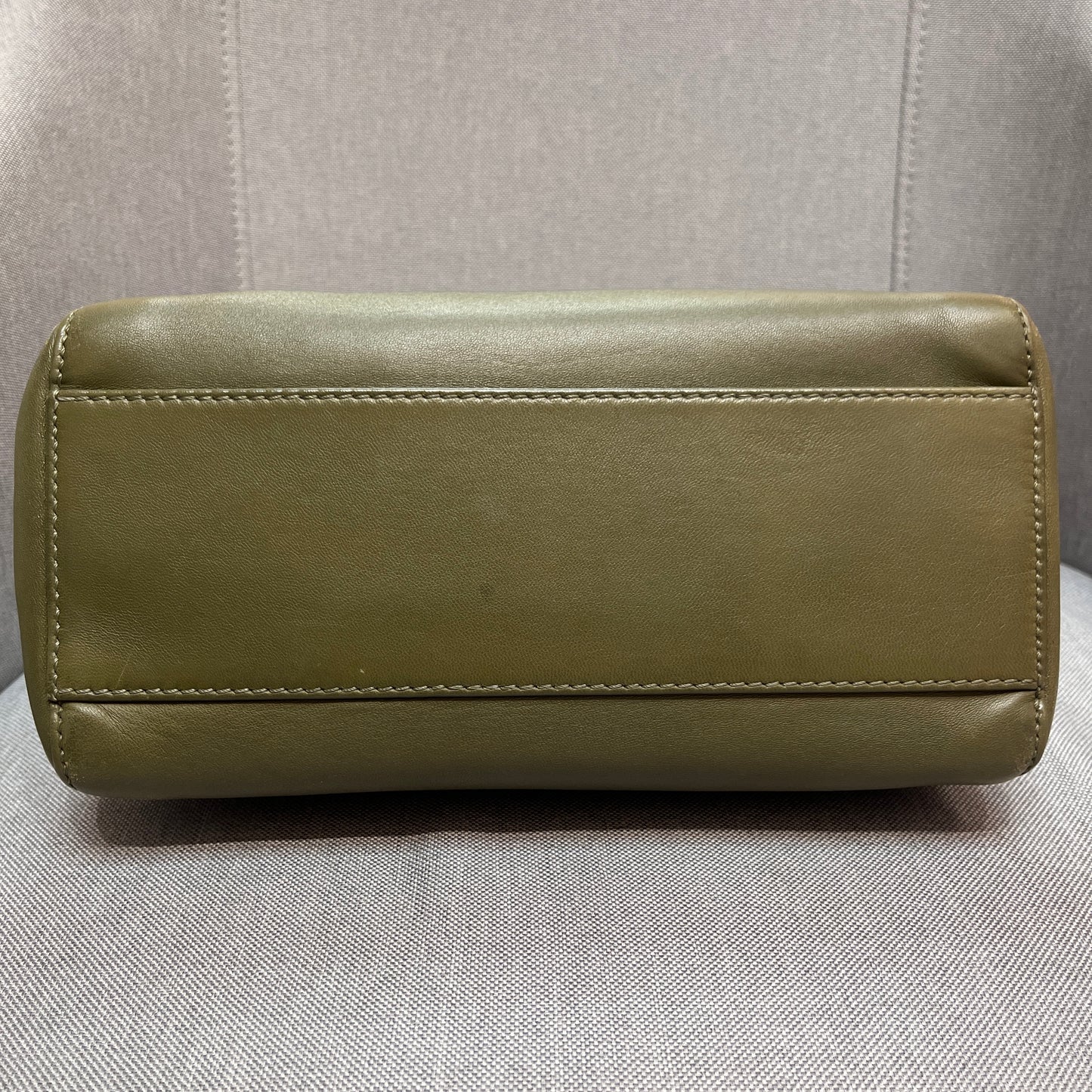Fendi Peekaboo Mini Olive Green Crossbody Bag