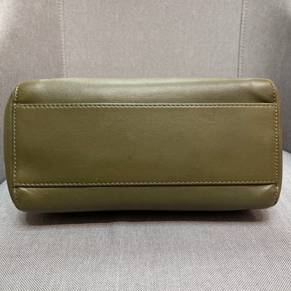 Fendi Peekaboo Mini Olive Green Crossbody Bag