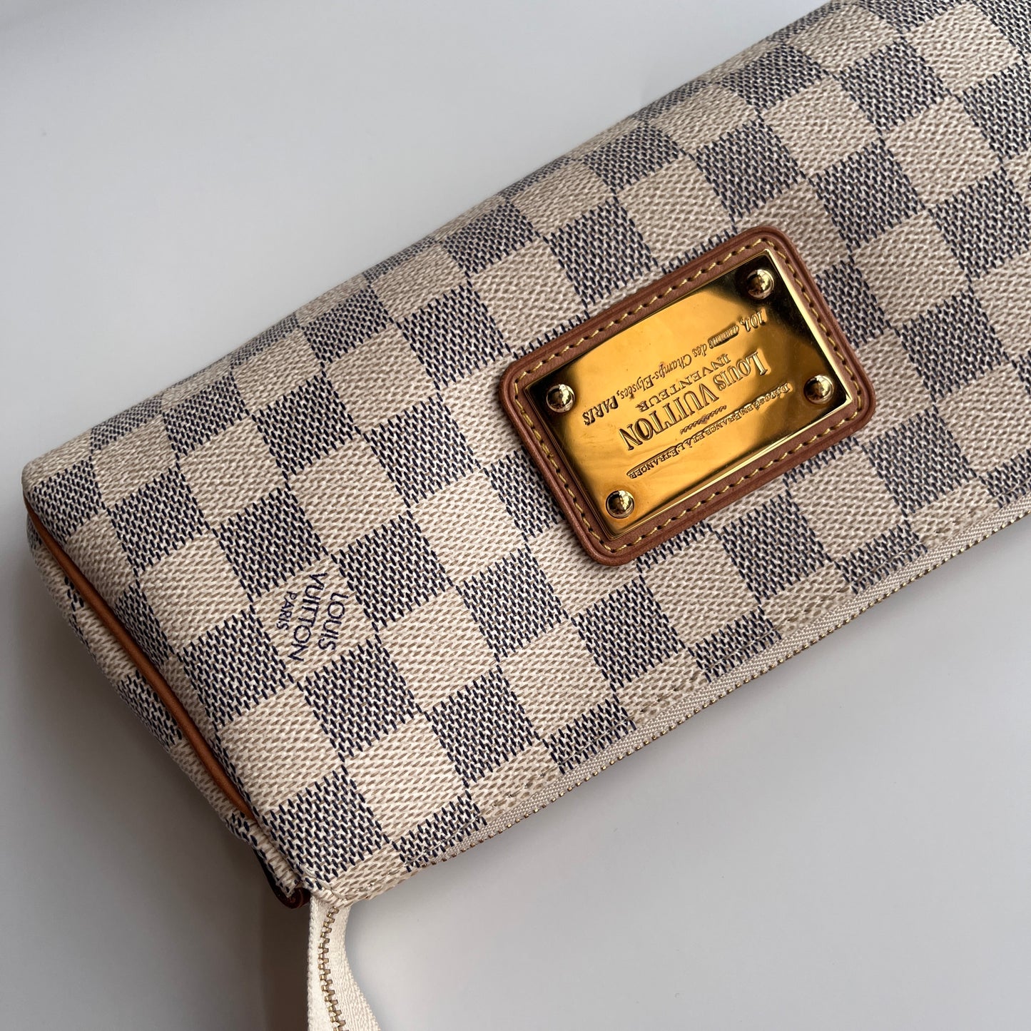 Louis Vuitton Eva PM Damier Azur Clutch/ Crossbody Bag