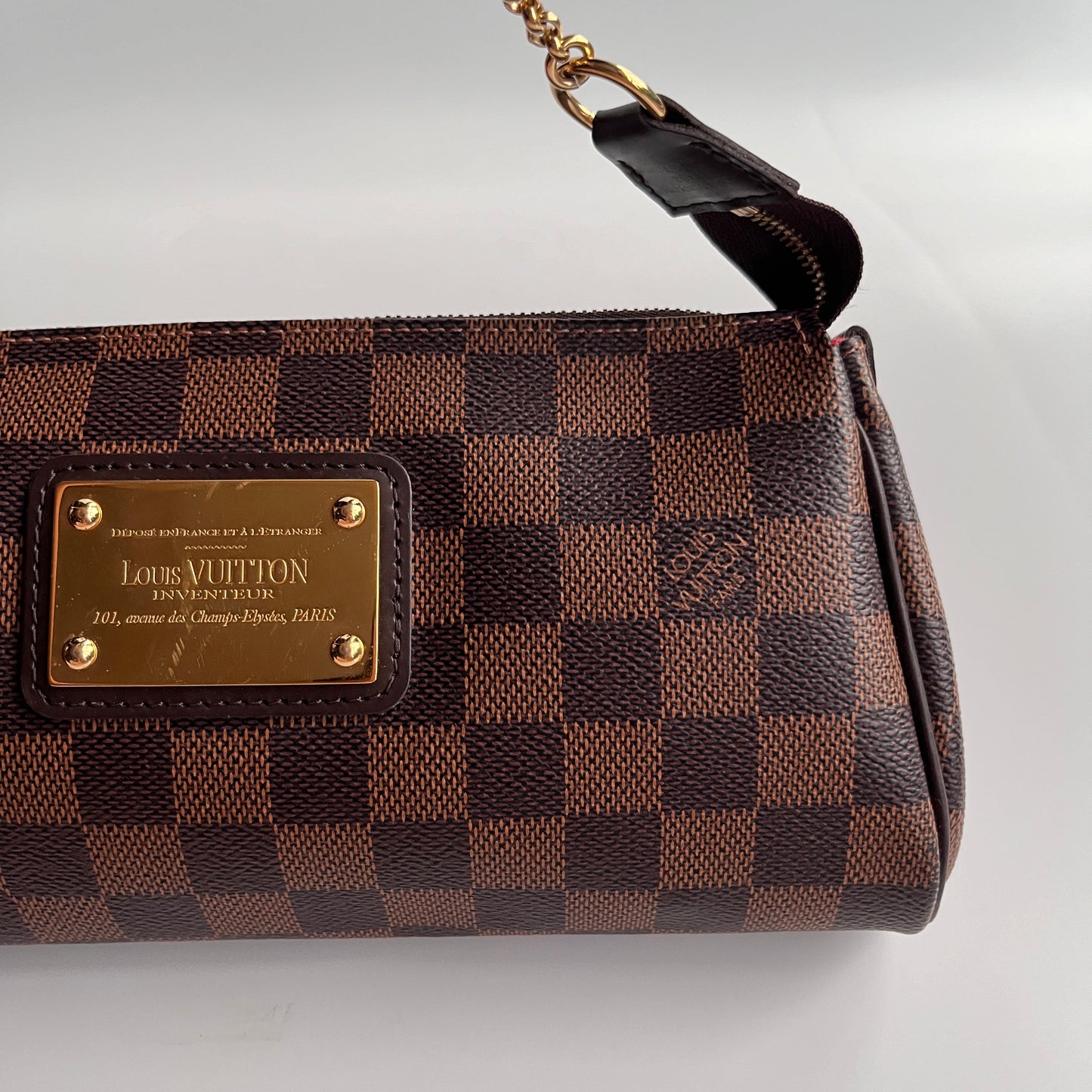 Louis Vuitton Damier Ebène Eva PM Clutch/ Pochette