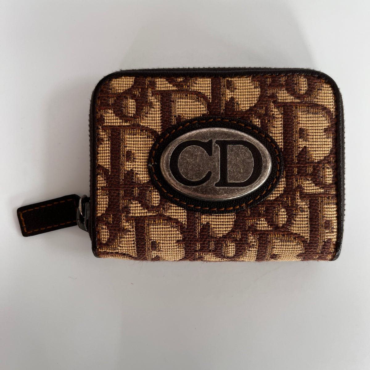 Dior Vintage Trotter Zipped Coin Purse