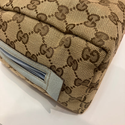 Gucci Vintage GG Canvas Tofu Top Handle Bag