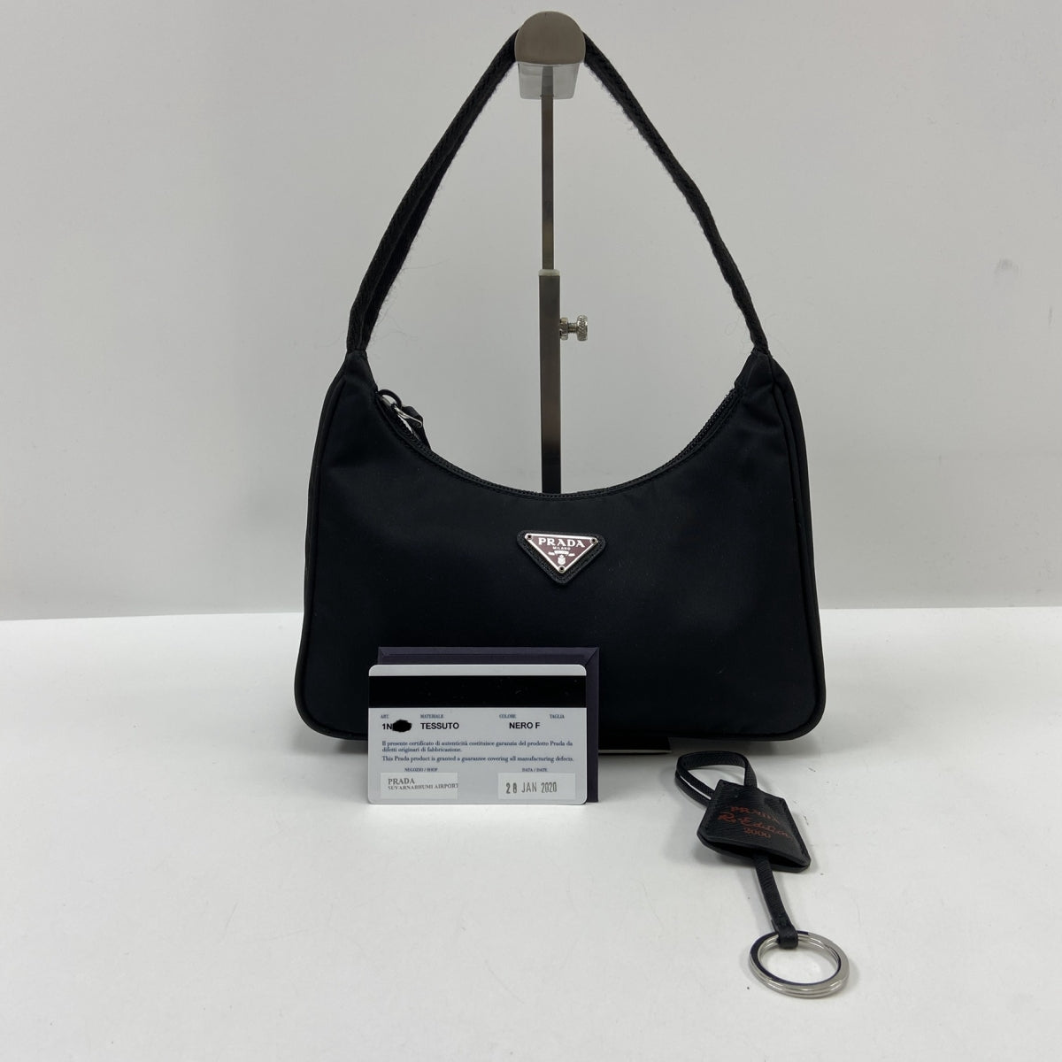 Prada Black Re-Edition 2000 Re-nylon Shoulder Bag