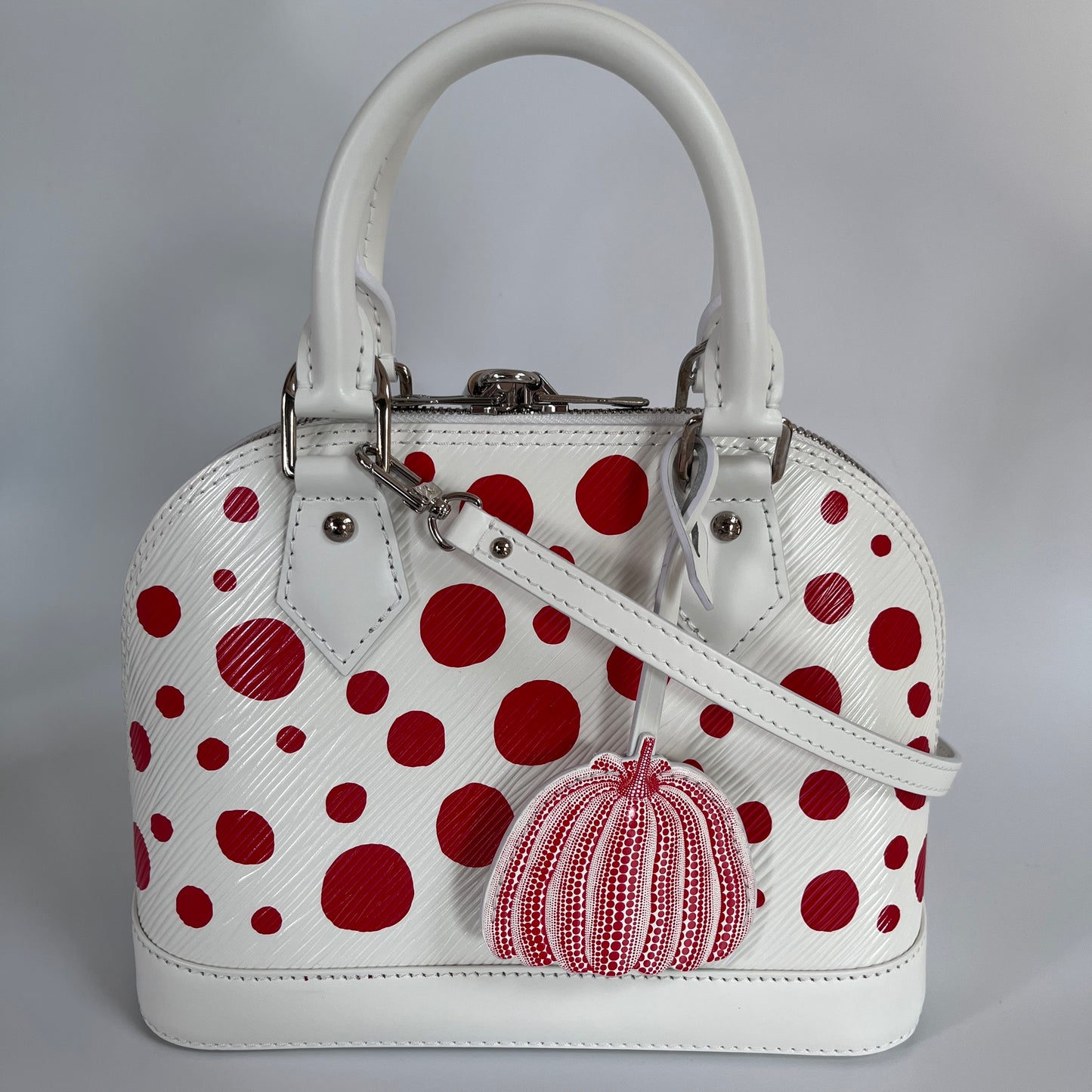 Louis Vuitton x Yayoi Kusama White Alma BB Epi