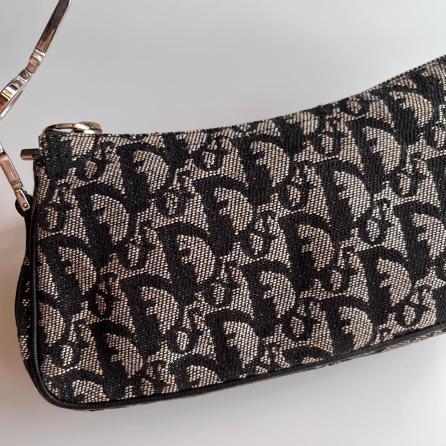 Christian Dior Vintage Oblique One Shoulder Pouch