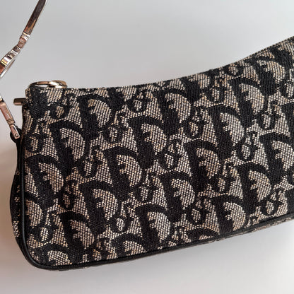 Christian Dior Vintage Oblique One Shoulder Pouch