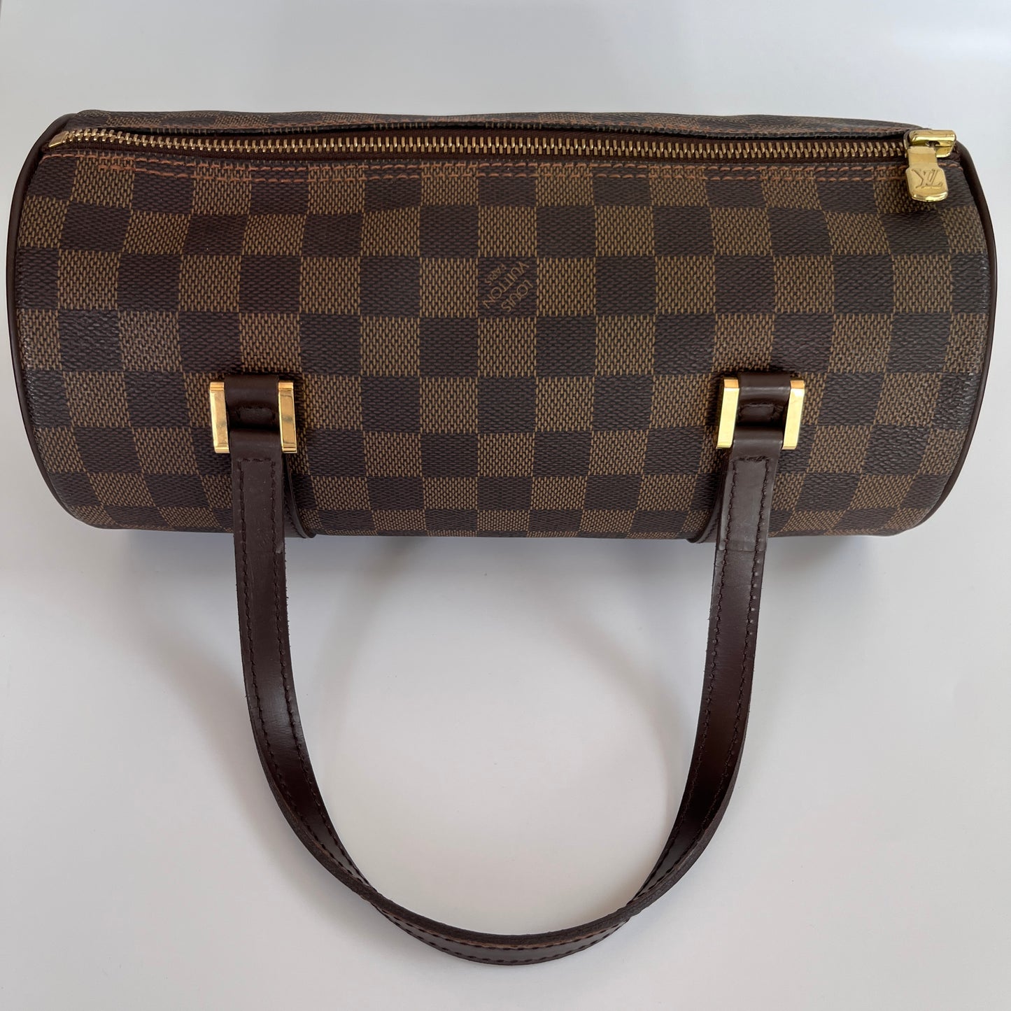Louis Vuitton Papillon Damier Ebène 26 Top Handle Bag
