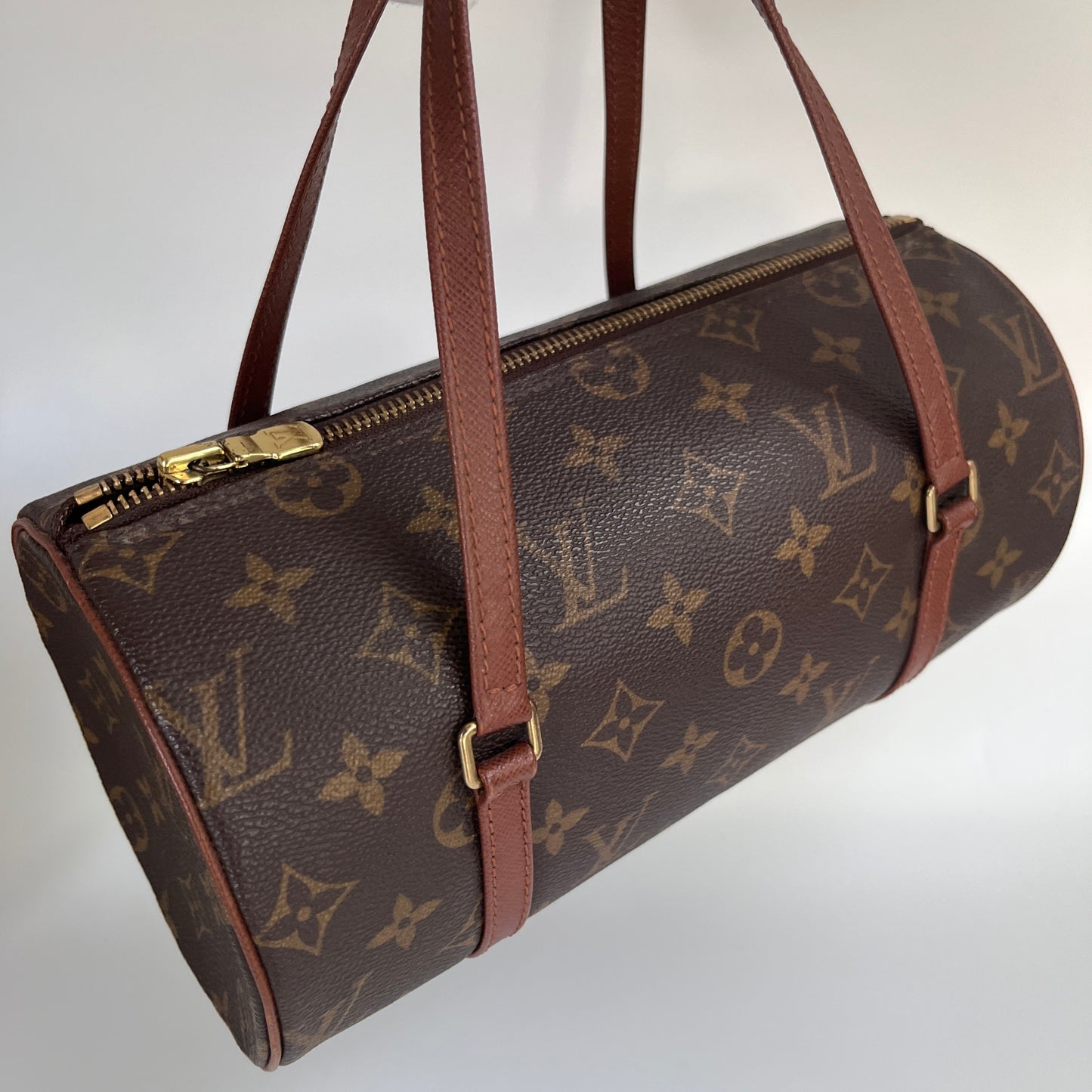 Louis Vuitton Monogram Papillon Top Handle Bag M51386
