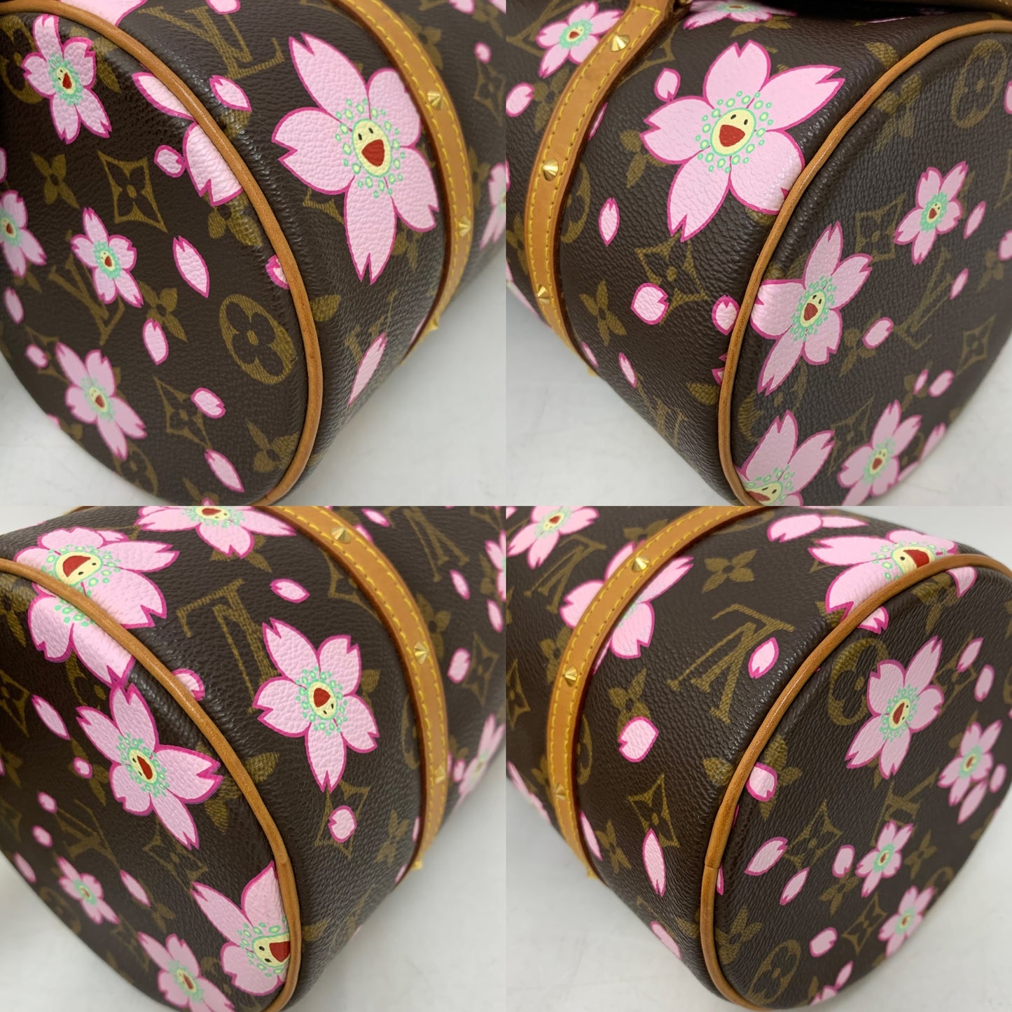 Louis Vuitton x Takashi Murakami Papillon Cherry Blossoms Top Handle Bag NO KEY