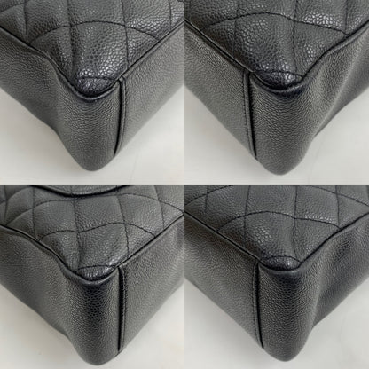 Chanel Vintage Black Caviar PST Tote Bag