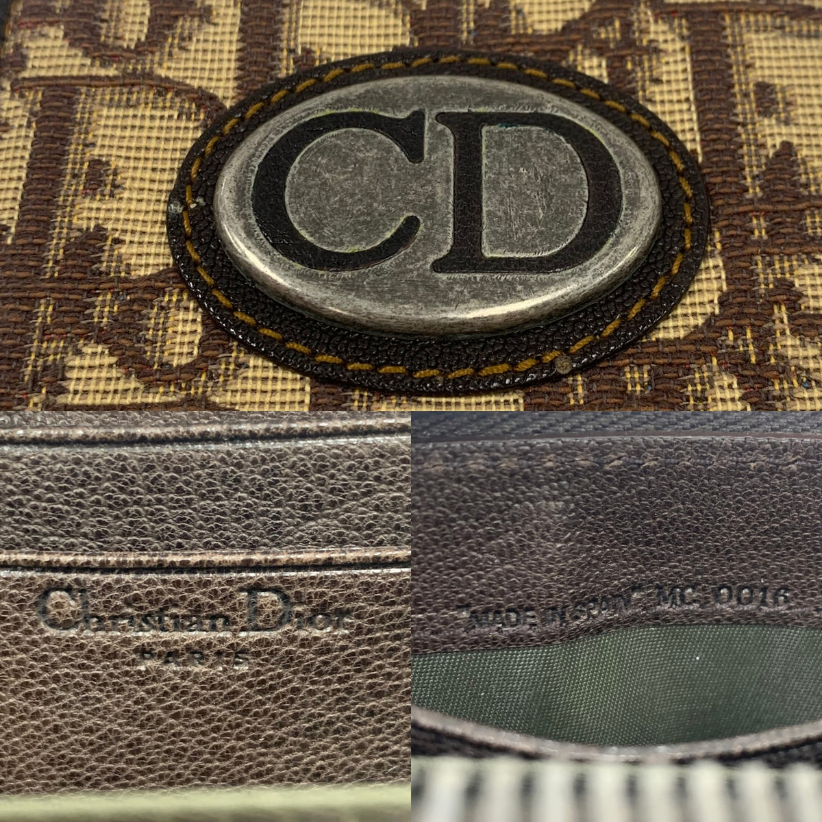 Dior Vintage Trotter Zipped Coin Purse