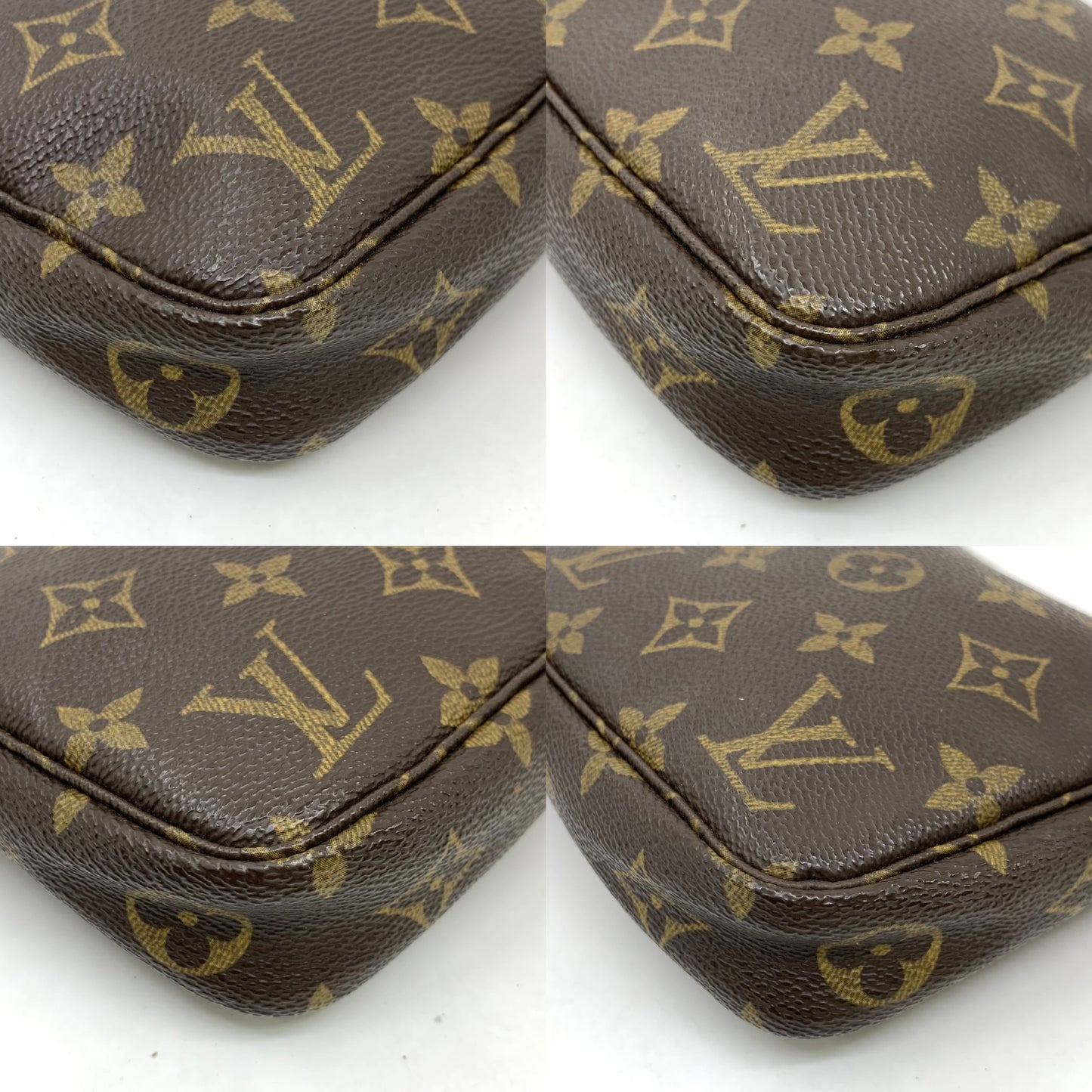 LV Vintage Monogram Pochette With Crossbody Strap