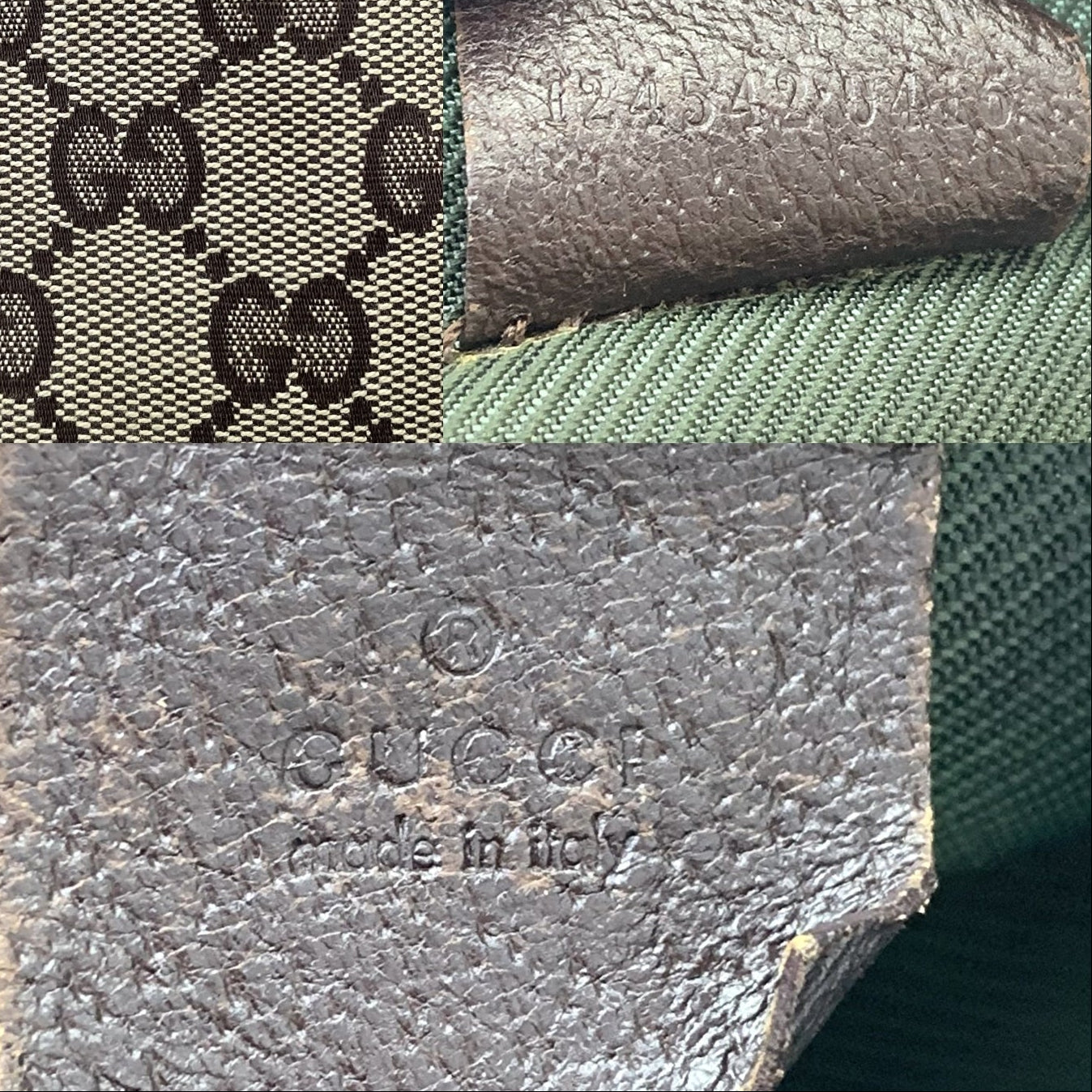 Gucci Vintage Tofu Top Handle Bag