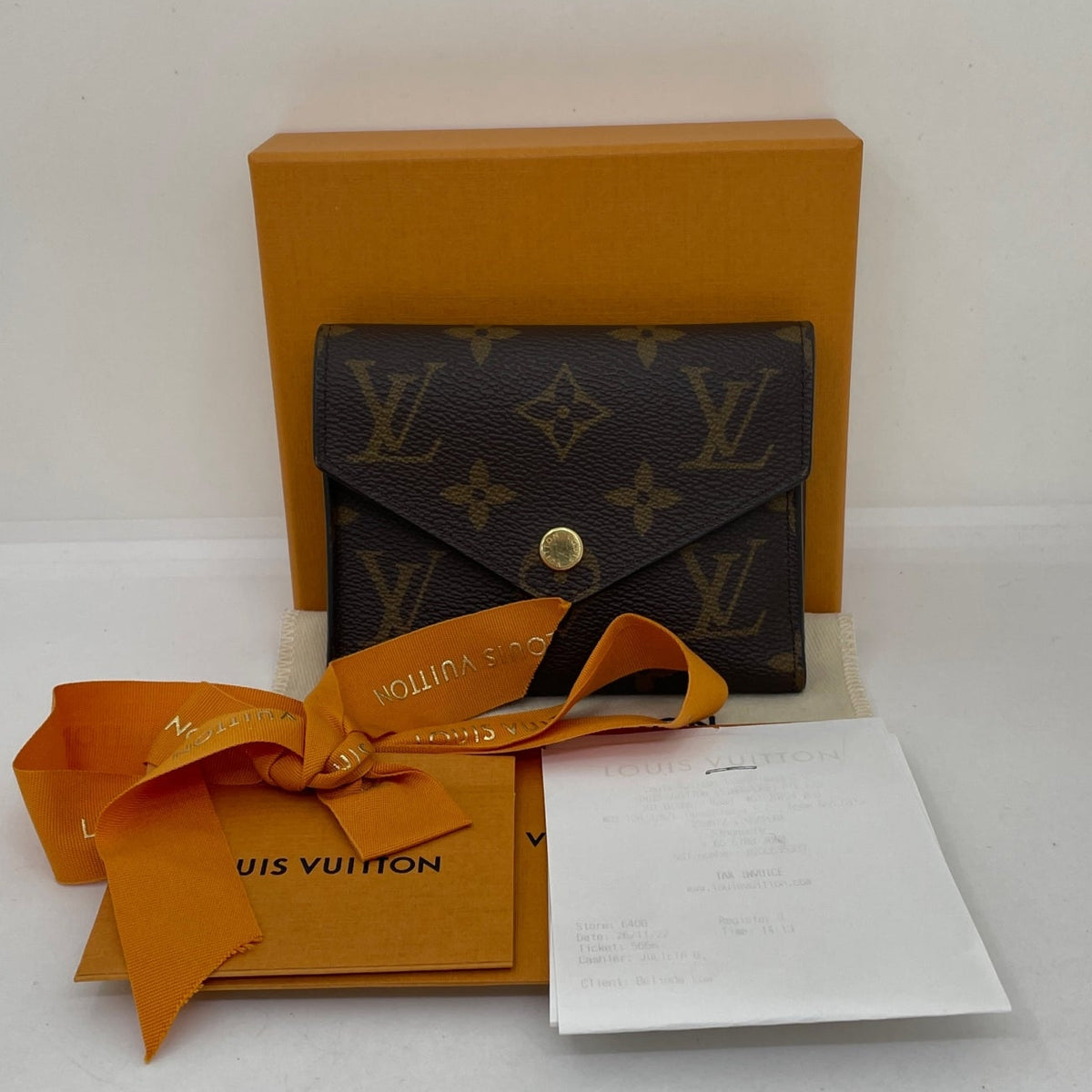 Louis Vuitton Victorine Monogram Coated Canvas Wallet RFID