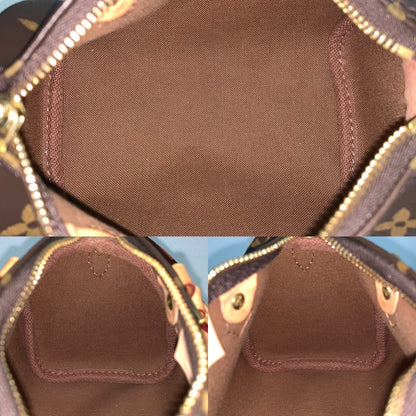 Louis Vuitton 2020 Nano Speedy Monogram Crossbody Bag