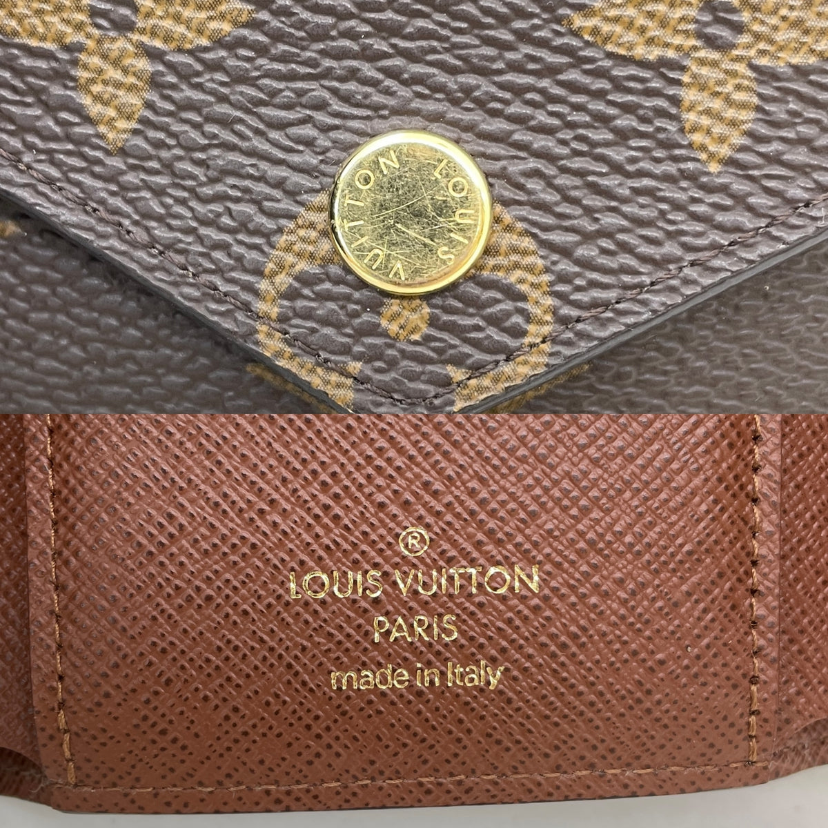 Louis Vuitton Victorine Monogram Coated Canvas Wallet RFID