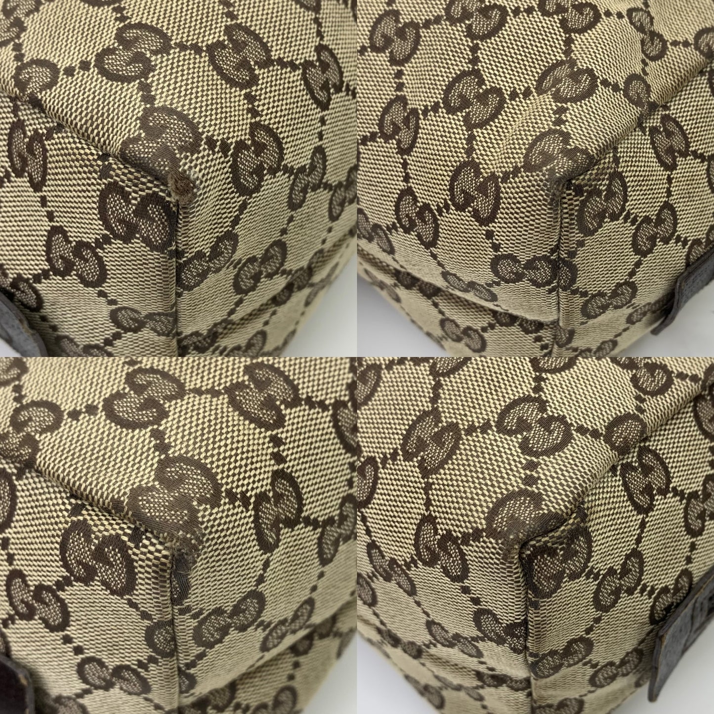 Gucci Vintage Tofu Top Handle Bag