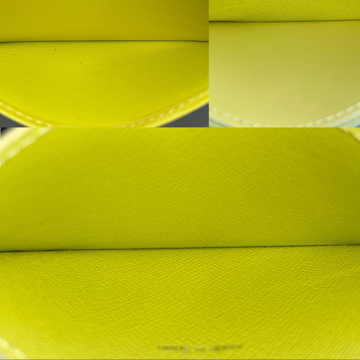 Louis Vuitton Bright Lemon Yellow Epi Leather Card Holder