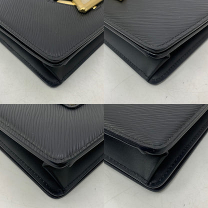 Louis Vuitton Black Epi Twist Wallet on Chain GHW RFID
