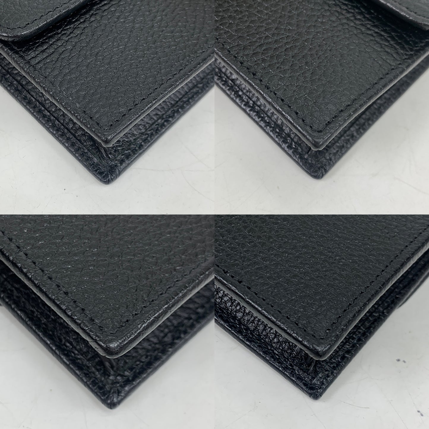 Gucci Black Interlocking GG Wallet On Chain