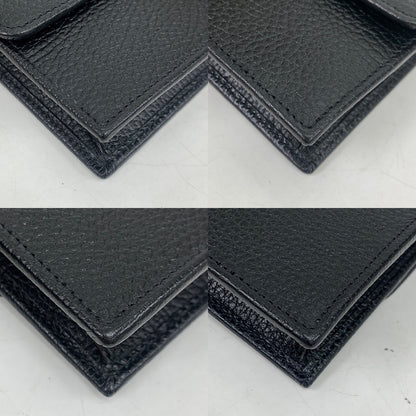 Gucci Black Interlocking GG Wallet On Chain