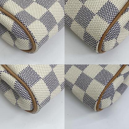 Louis Vuitton Eva PM Damier Azur Clutch/ Crossbody Bag