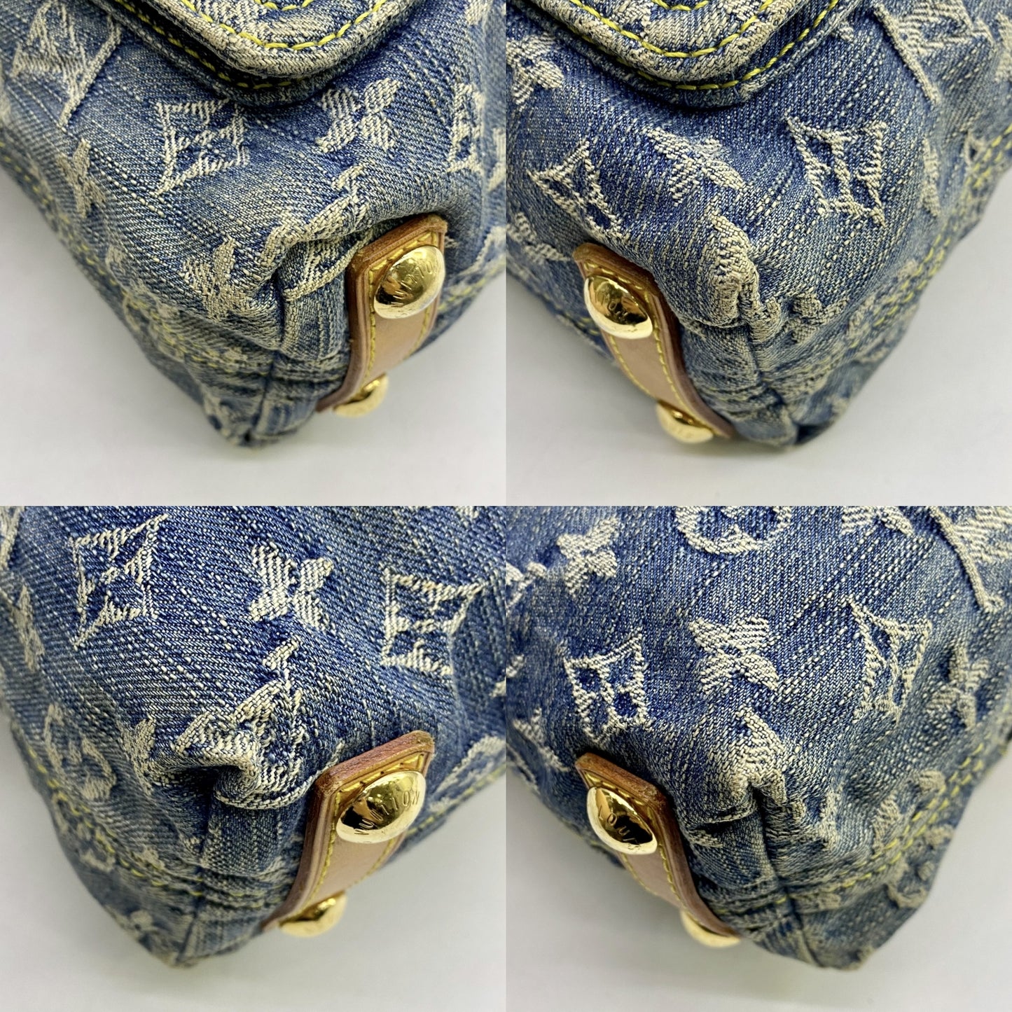 Louis Vuitton Vintage Baggy Denim PM Shoulder Bag
