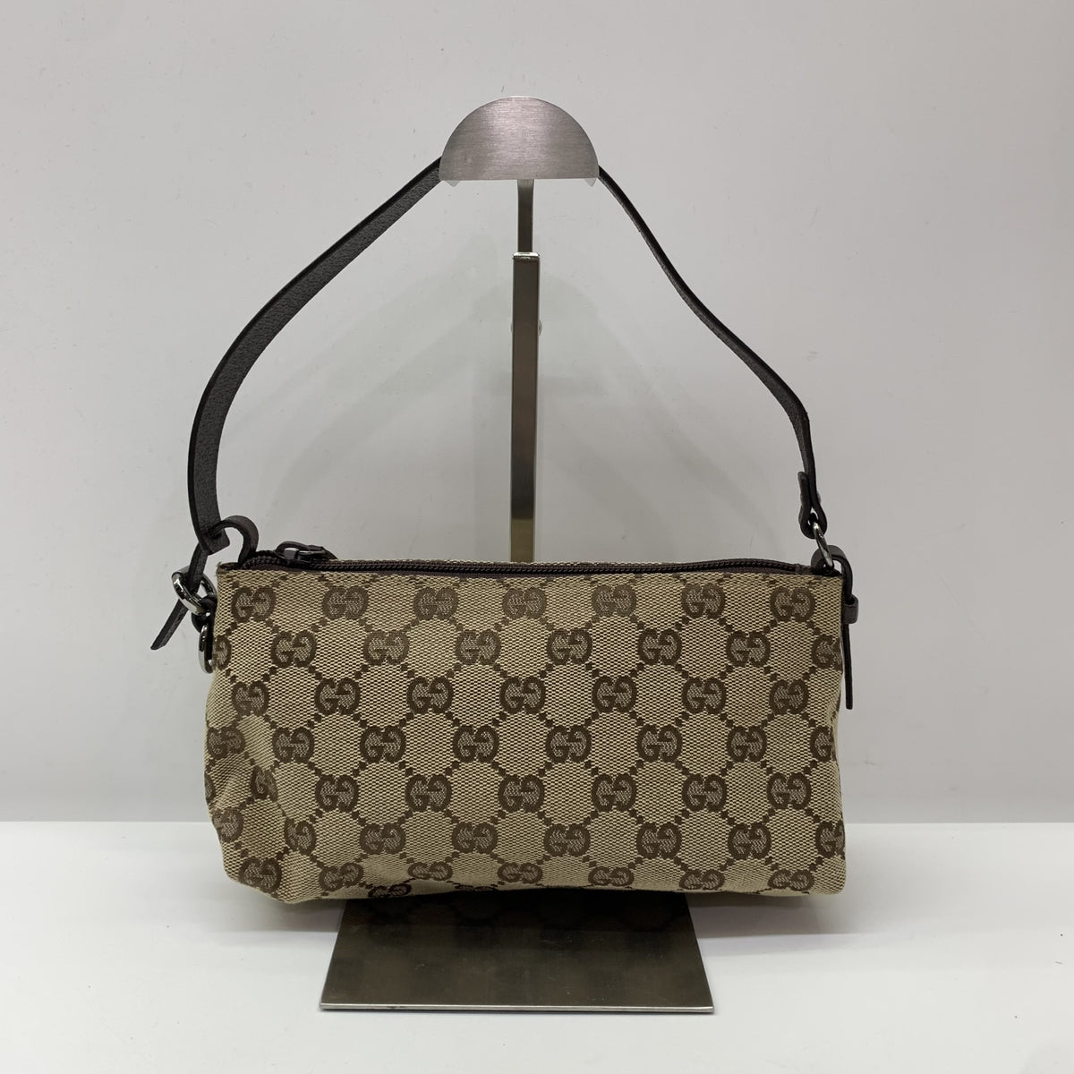 Gucci Vintage GG Canvas Small Pochette