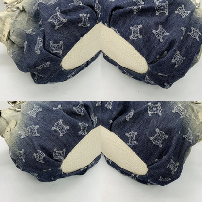 Celine blue denim Macadam Gradient 2Way Bag