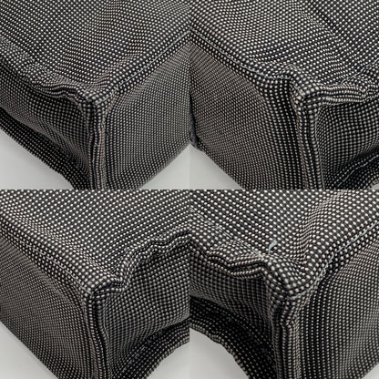 Hermes Herline PM Gray Canvas Tote Bag